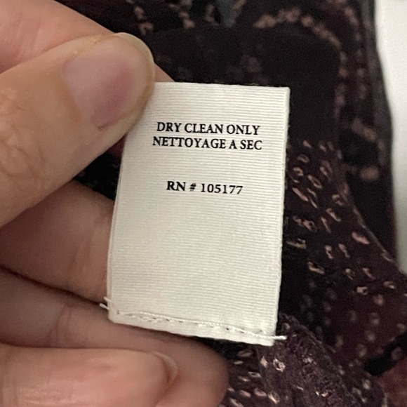 NEW Ulla Johnson Pauline Metallic Peasant Garnet Sheer Transparent Puff Sleeve 6 - Picture 6 of 10